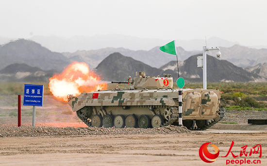 “國(guó)際軍事比賽-2021”“蘇沃洛夫突擊”第二輪單車(chē)賽中國(guó)參賽隊(duì)斬獲第一