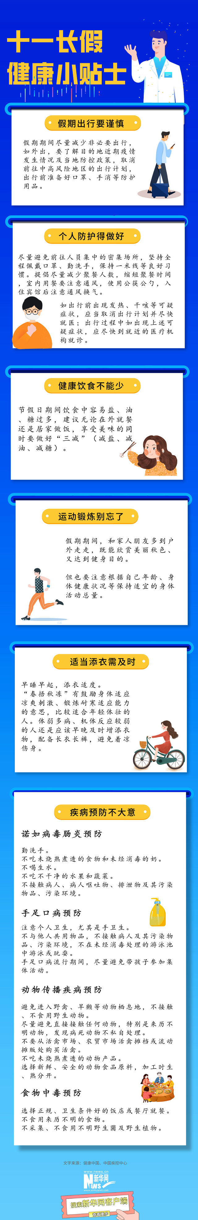 這份“十一”實(shí)用健康小貼士請(qǐng)您收下！