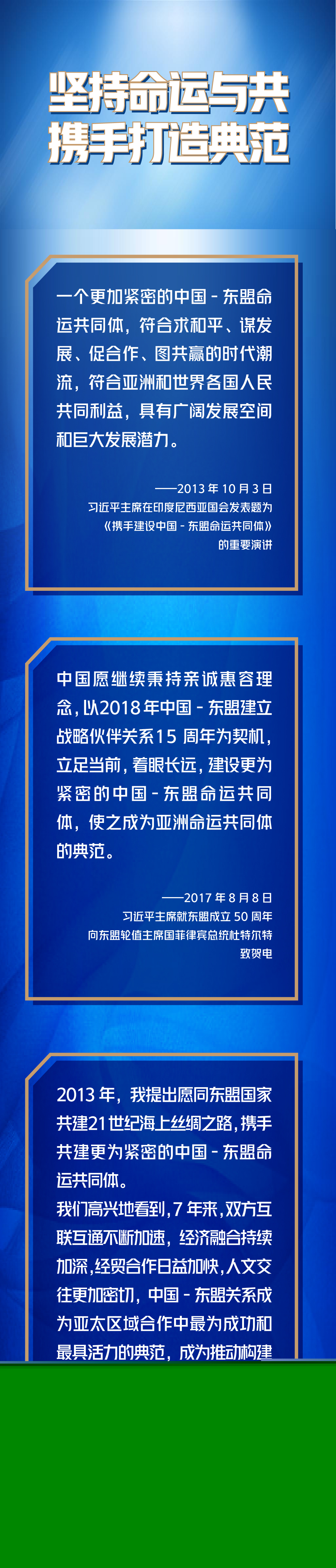 第一報(bào)道 | 深化中國(guó)－東盟命運(yùn)共同體建設(shè)，習(xí)主席這樣說(shuō)
