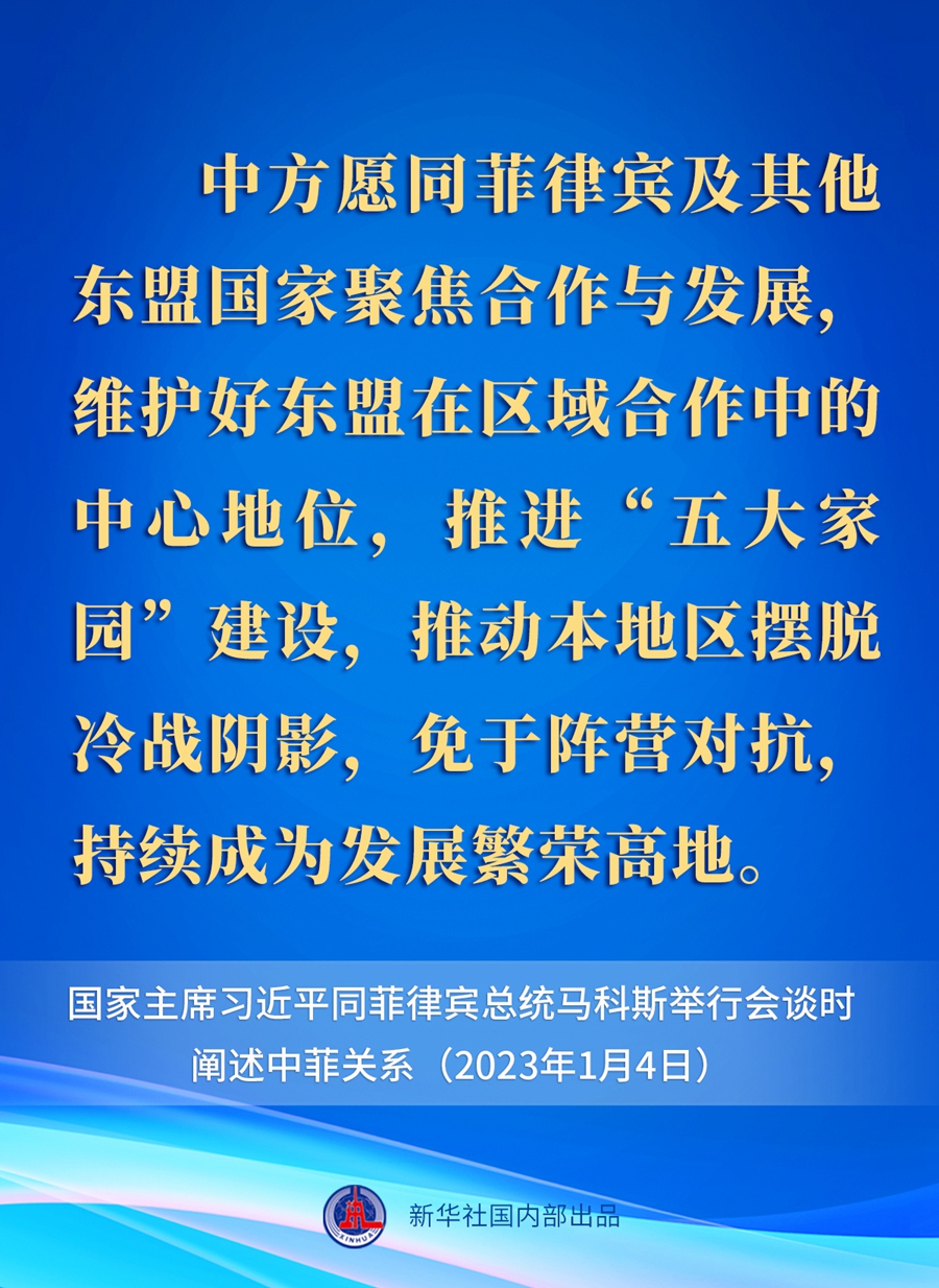 要點速覽丨新年首場外事活動，習近平主席這樣闡述中菲關系 