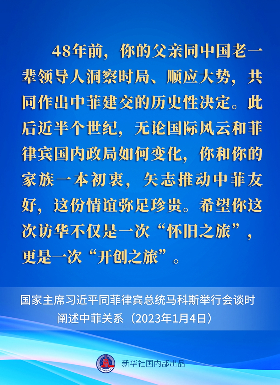 要點速覽丨新年首場外事活動，習近平主席這樣闡述中菲關系 