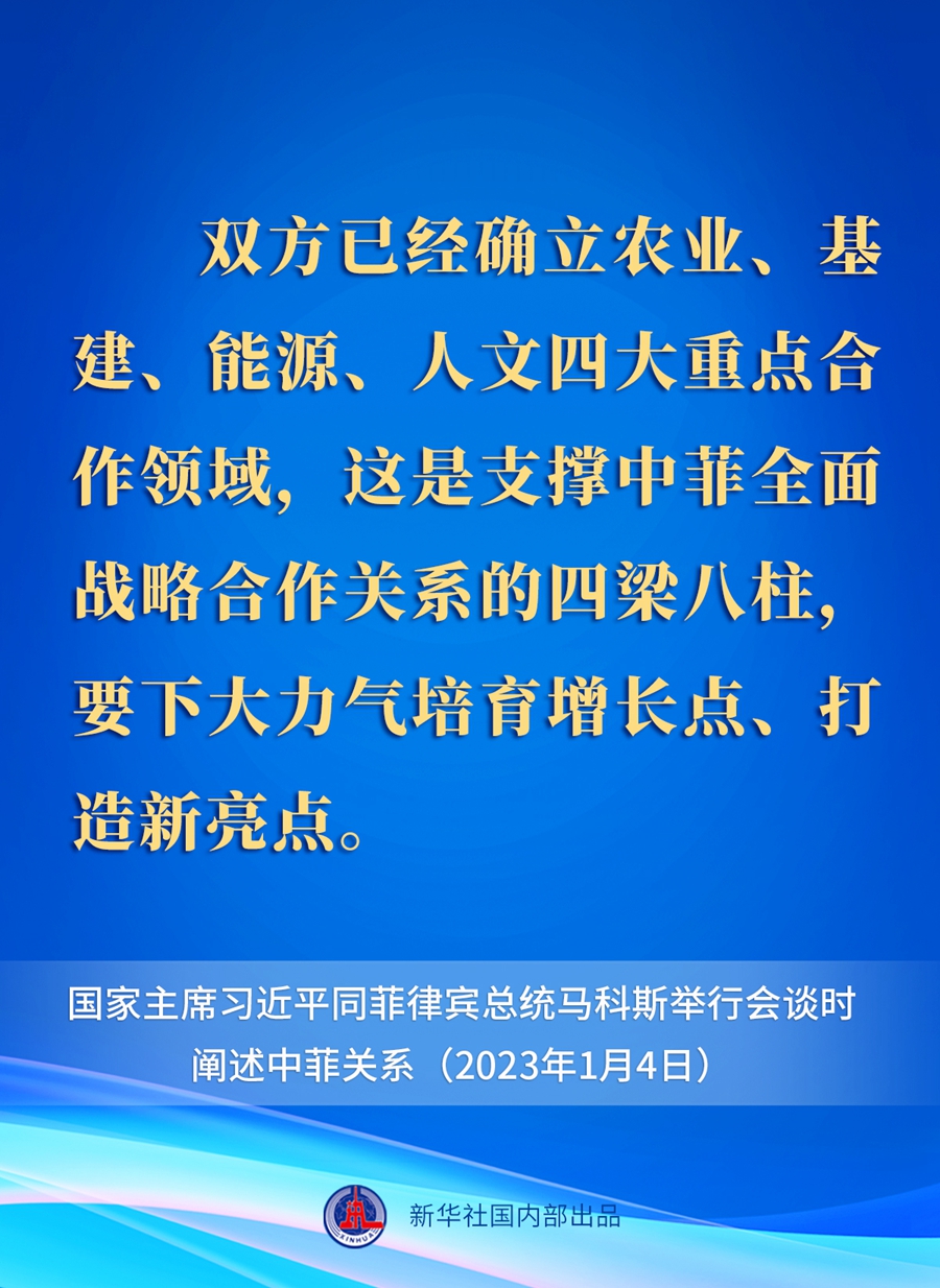 要點速覽丨新年首場外事活動，習近平主席這樣闡述中菲關系 