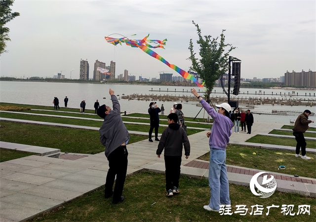 陽(yáng)光明媚 春風(fēng)習(xí)習(xí)?公園放風(fēng)箏人氣高 