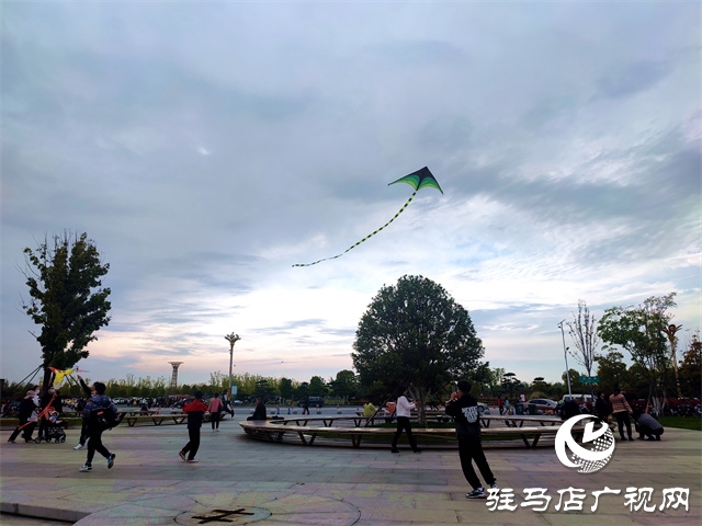 陽(yáng)光明媚 春風(fēng)習(xí)習(xí)?公園放風(fēng)箏人氣高 