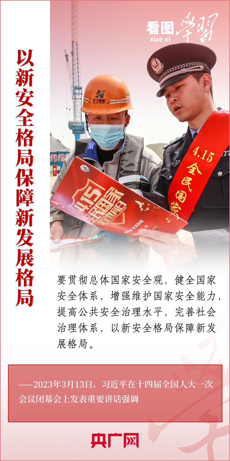 看圖學習丨貫徹總體國家安全觀 統籌發(fā)展和安全