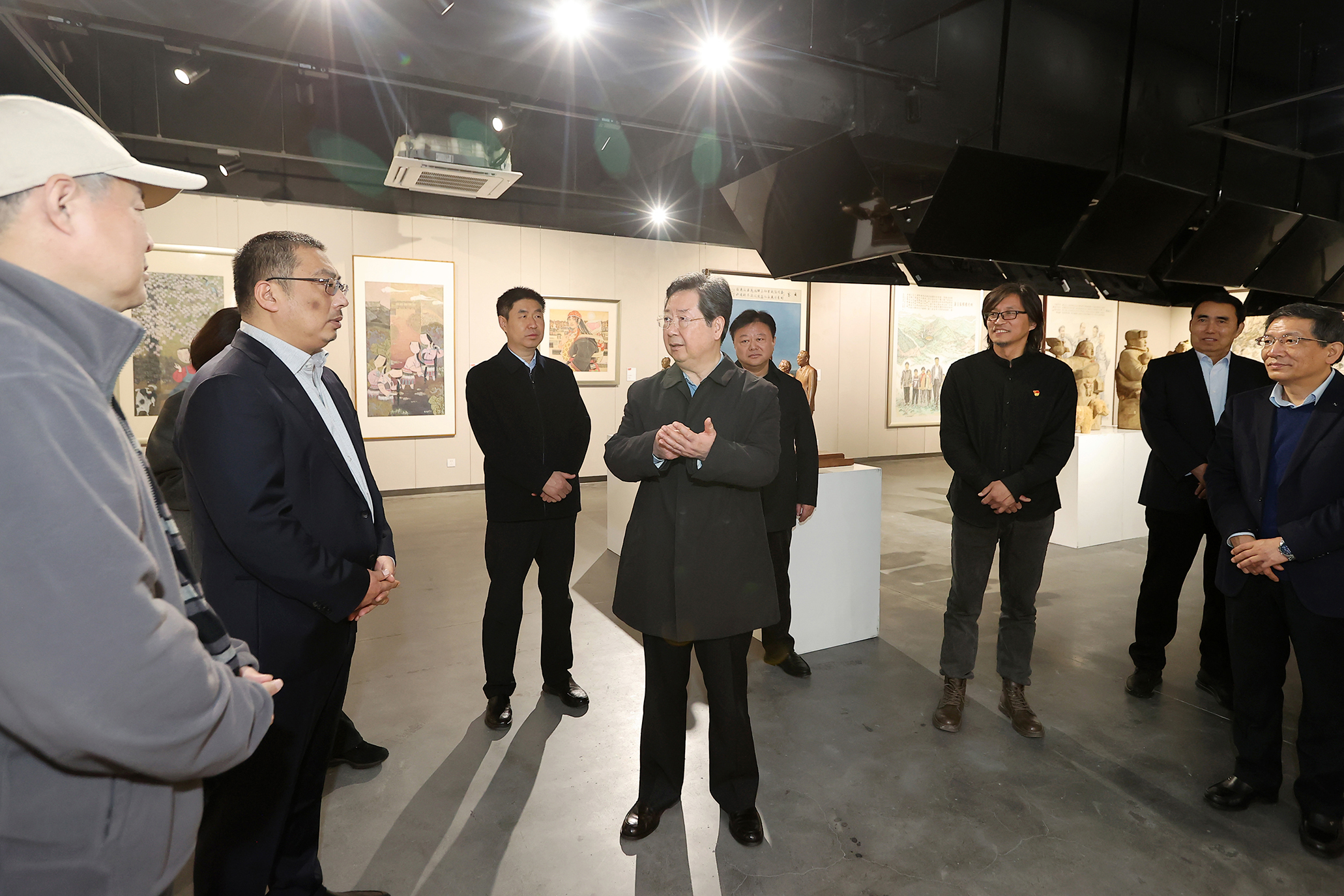 樓陽生到河南體育學院、鄭州美術學院調研