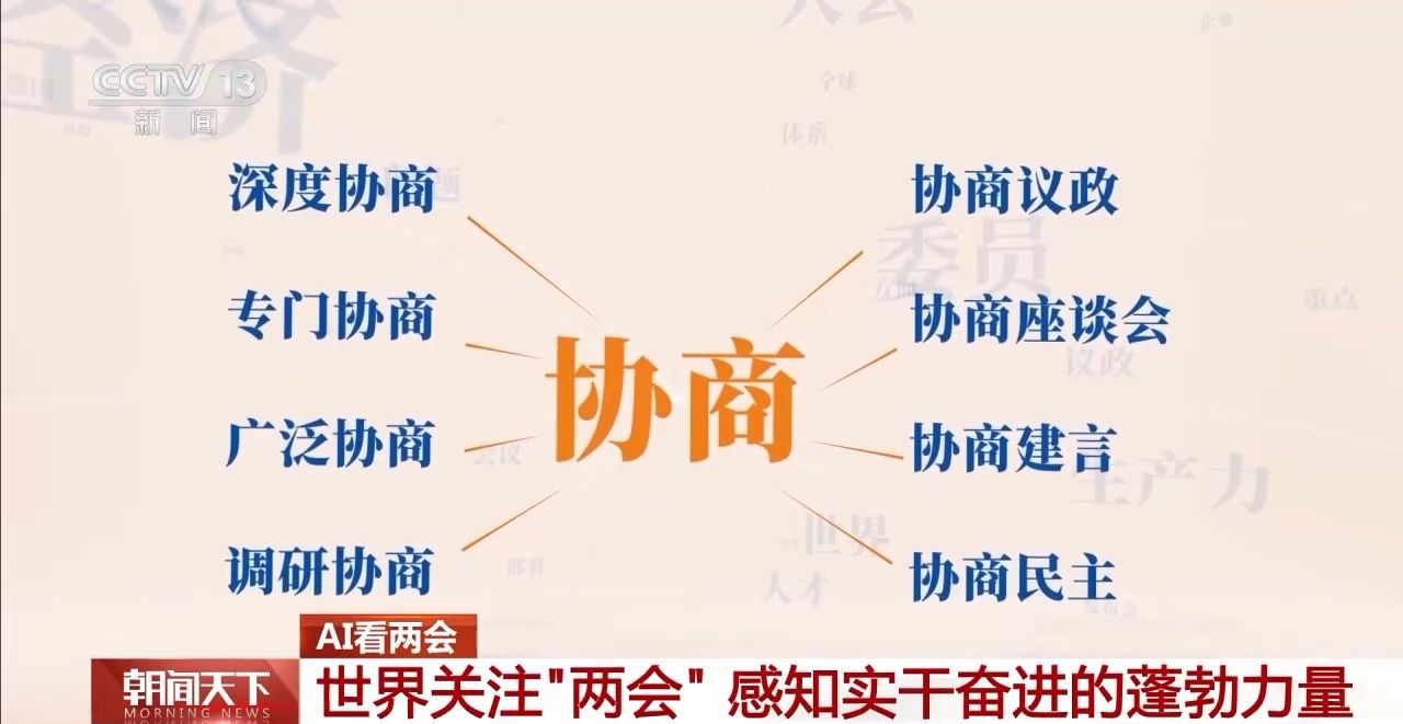 協(xié)商、調(diào)研、服務(wù)……AI帶你了解兩會(huì)高頻詞都有哪些