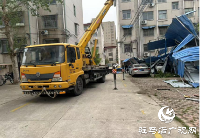 大風(fēng)天氣車輛受損  中國人壽財(cái)險(xiǎn)駐馬店公司高效救援 