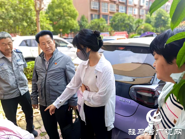 充電樁引發(fā)糾紛 確山縣生產(chǎn)街社區(qū)調(diào)解護和諧