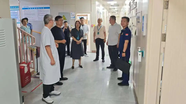 筑牢醫(yī)療安全防線，駐馬店市衛(wèi)健委領導帶隊到駐馬店市中醫(yī)院開展安全檢查