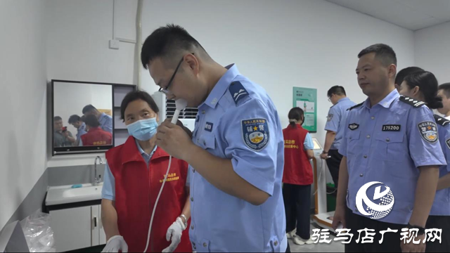 駐馬店交警參加國(guó)民體質(zhì)監(jiān)測(cè) 科學(xué)鍛煉護(hù)航道路安全