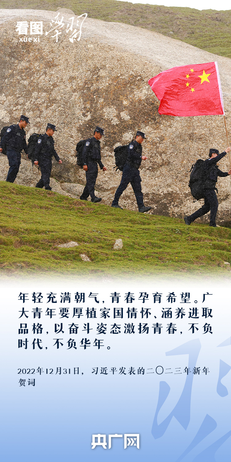 看圖學(xué)習(xí)丨奮力書(shū)寫(xiě)挺膺擔(dān)當(dāng)?shù)那啻浩?總書(shū)記寄語(yǔ)新時(shí)代青年