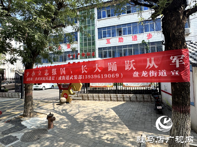 確山縣盤龍街道生產(chǎn)街社區(qū)開(kāi)展征兵宣傳活動(dòng)