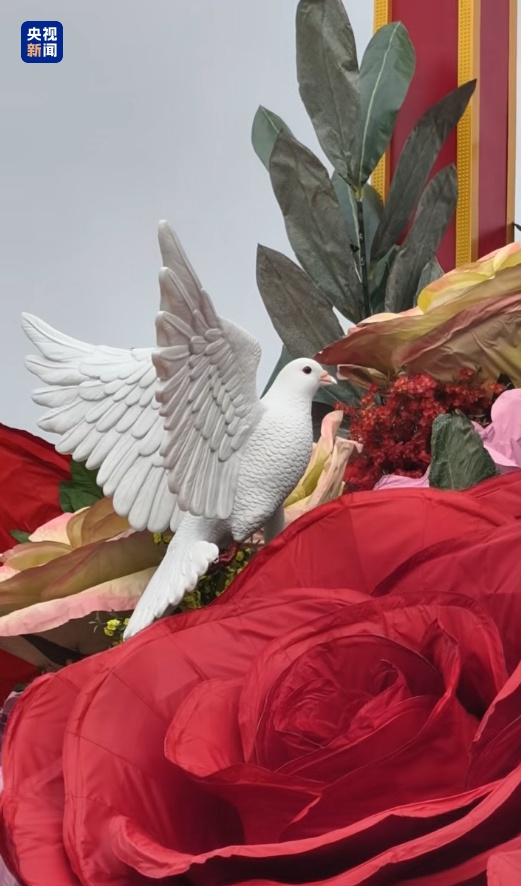 天安門廣場(chǎng)“祝福祖國”花籃吊裝完成！首次融入動(dòng)物元素