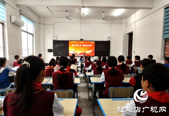 確山縣朗陵街道：思政課堂進校園?薪火相傳育新人