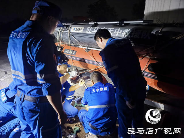 駐馬店天中救援隊(duì)千里馳援廣西德保縣 晝夜兼程奔赴救災(zāi)一線??