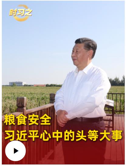 時習(xí)之｜糧食安全：習(xí)近平心中的頭等大事